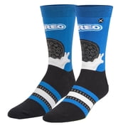 ODD SOX   Oreo Cookie & Milk Splash Novelty Crew Socks   Size Large   Men s 8 12 / Women s 9.5 13.5