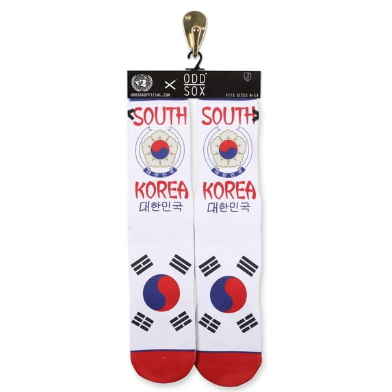 Odd Sox South Korea Unisex Socks, 6-12