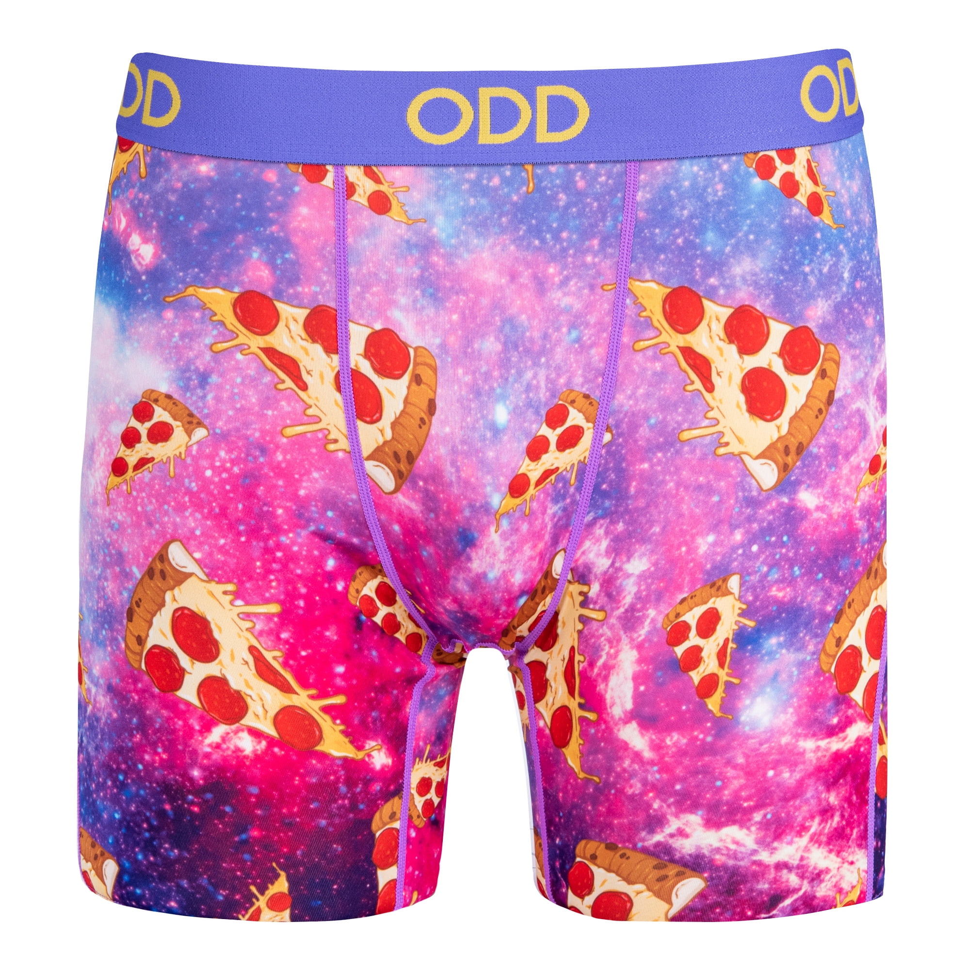 Odd Sox, Space Pizza, Men's Boxer Briefs, Funny Novelty Underwear, XXX Large