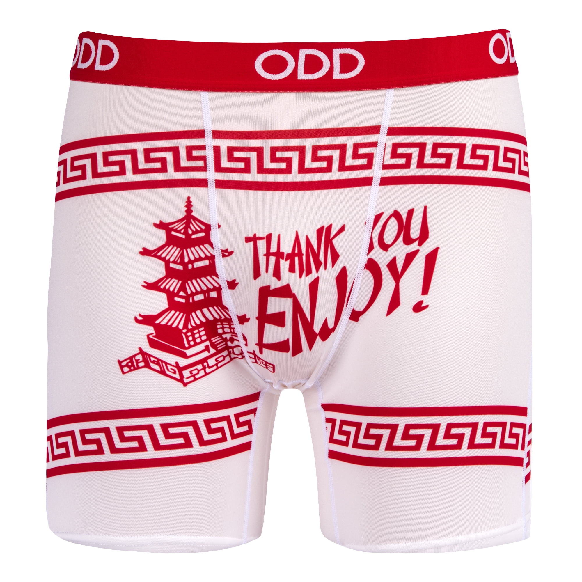 Odd Sox, Thank You, Enjoy!, Men's Boxer Briefs, Funny Novelty