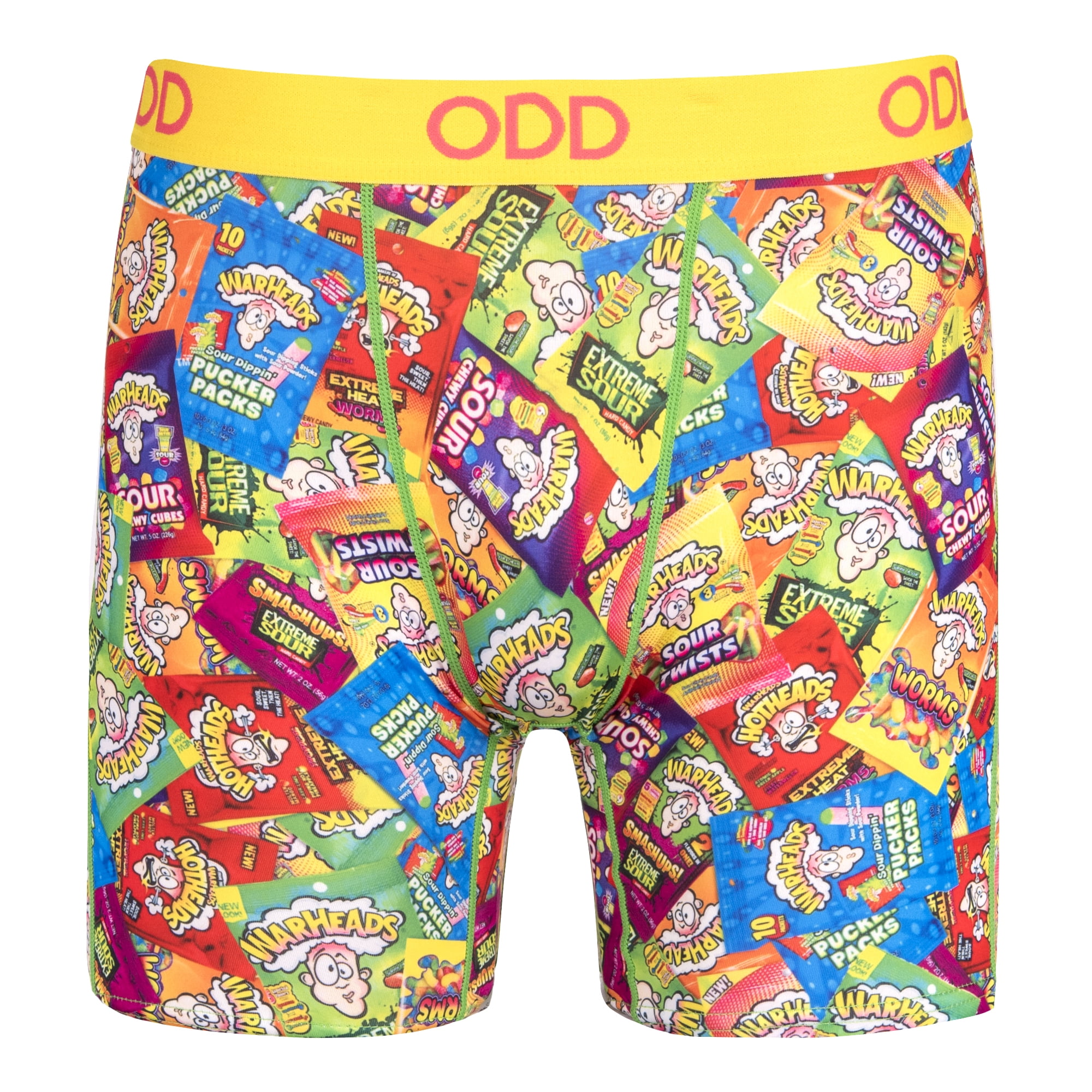 Odd Sox, Warheads All Over, Men's Boxer Briefs, Funny Novelty Underwear,  Small 