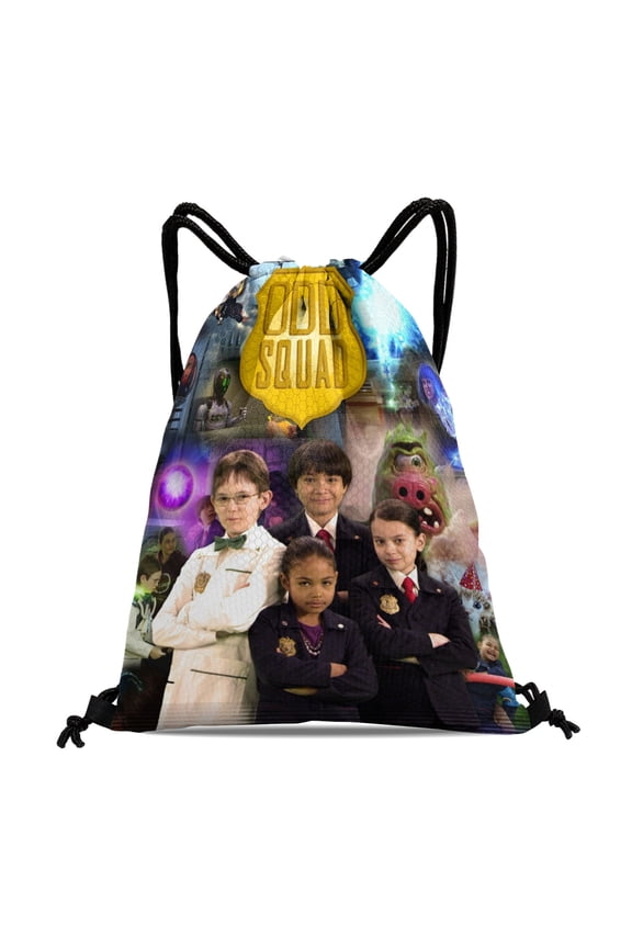 Odd Squad Drawstring Backpack Bag Party Favors Goodies Merch Gym Waterproof Swimming Beach Fans