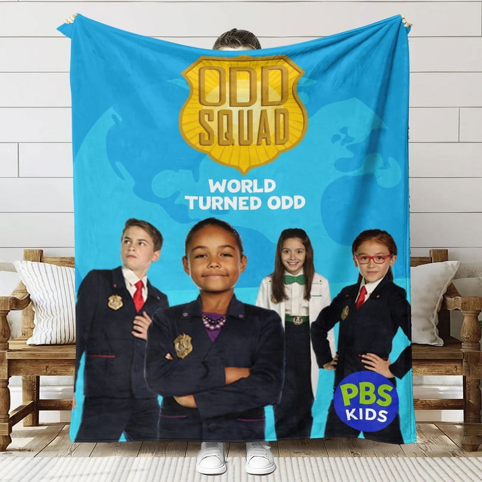 Odd Squad Throw Blanket Gifts for Fans Lover Girls Boys Women Present Hoodie Him Bed 50"x60"