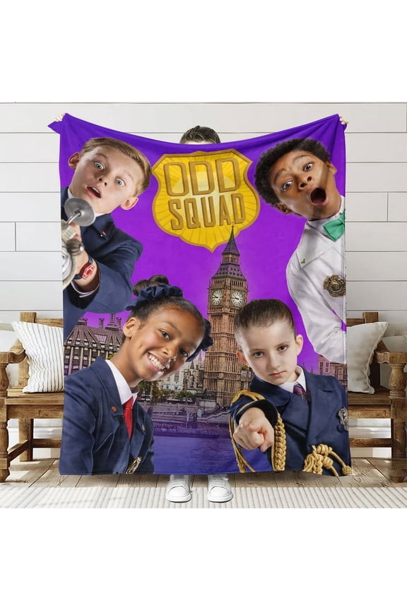 Odd Squad Throw Blanket Gifts for Fans Lover Girls Boys Women Present Hoodie Him Bed 60"x80"