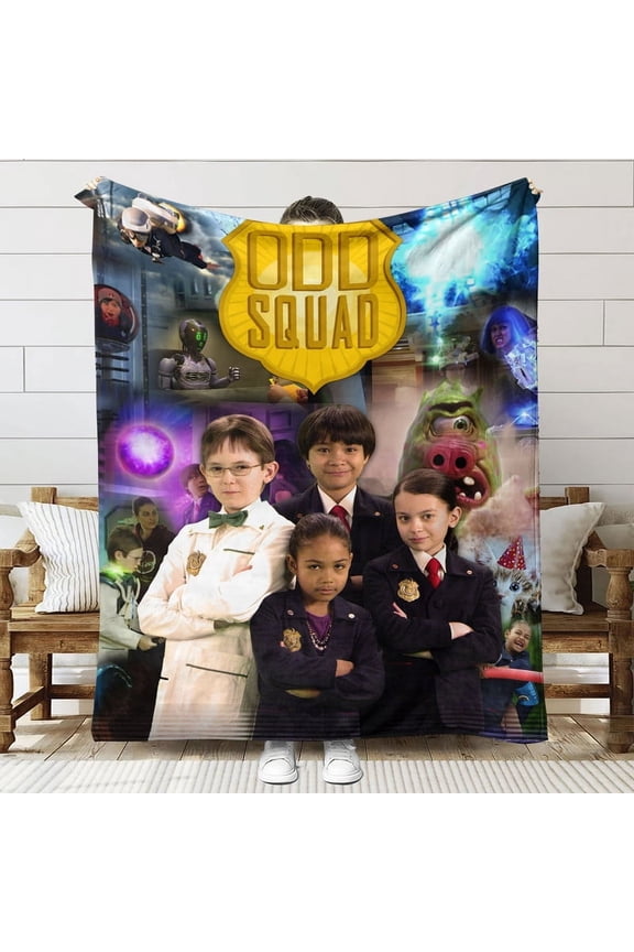 Odd Squad Throw Blanket Gifts for Fans Lover Girls Boys Women Present Hoodie Him Bed 60"x80"