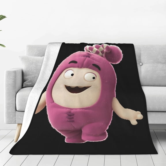 Oddbods-1 (1) Blanket Soft Bed Sofa Throw Cozy Lightweight Birthday Gift