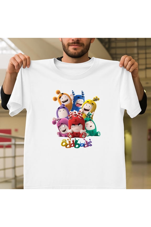 Oddbods All Characters Funny Poses Graphic, Kids Cartoon Fan Gift G0844, for Men and Women, up to Size 5XL