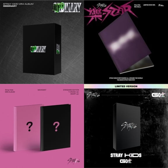Oddinary (Scanning Version/Mask Off Version/Normal Edition) & Rock-Star (Limited Star Ver.) & Maxident (T-Crush Version/Heart Version) & Go: Volume 1 (Normal Edition) [CD Bundle]