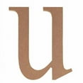 thumbnail image 1 of Oddity, Inc. 10984 8 in. Unfinished Wood Lower Letter u - Pack of 2, 1 of 1