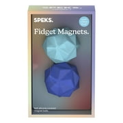 Speks Magnetic Fidget Ball Blue Set of 2