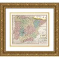 thumbnail image 1 of Oddy 23x20 Gold Ornate Wood Framed with Double Matting Museum Art Print Titled - Spain Portugal - Oddy 1811, 1 of 4