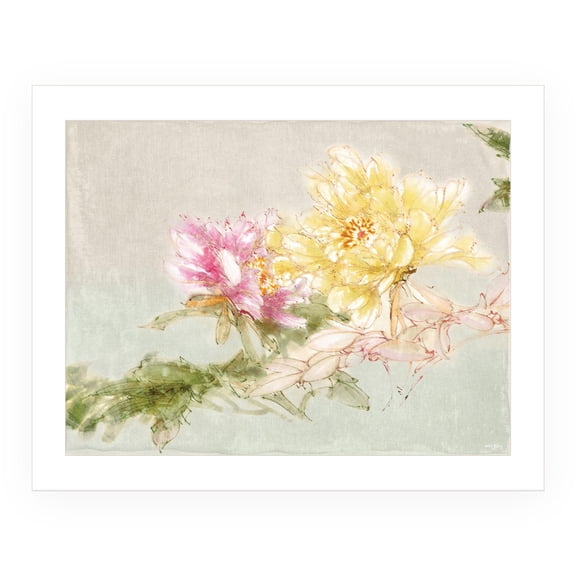 "Ode To Spring II" byAmber Sterling , Ready to Hang Framed Print, White Frame