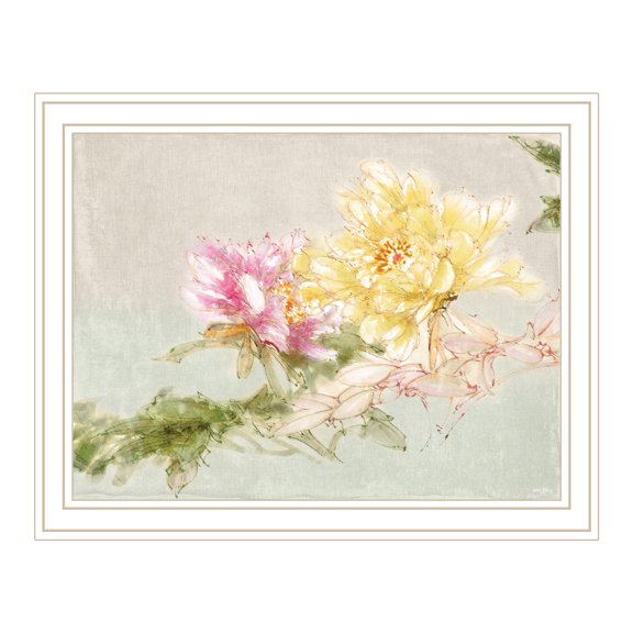 "Ode To Spring II" byAmber Sterling , Ready to Hang Framed Print, White Frame
