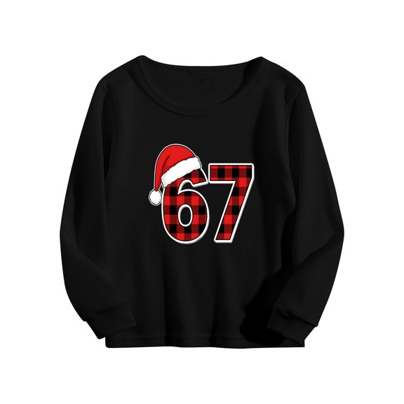 OdeJous 67 Six Seven 6 7 Meme Christmas Funny Boy Girl π΄π²ππΌ T-Shirt 90