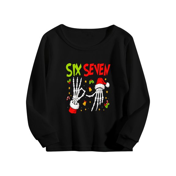 OdeJous Trending Six Seven Meme Christmas 67 Xmas Men Women π΄π²ππΌ π«πΈππΌ π°π²π»π΅πΌT-Shirt black1 120