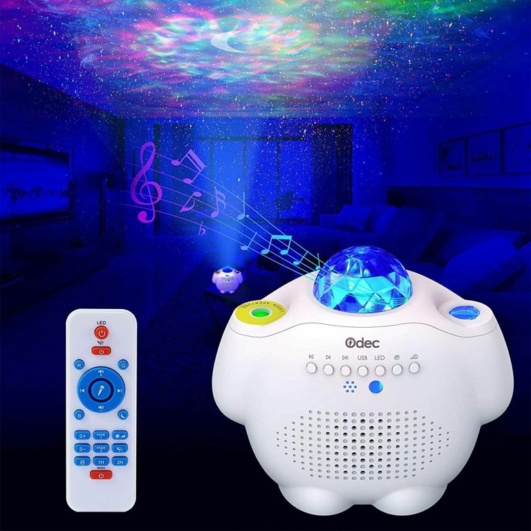 Odec HJ-JG005: Star Projector Night Light Speaker & Nebula