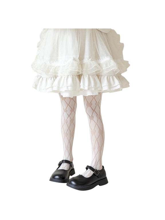 0-13 Years Kids Girls Summer Lace Pantyhose Cotton Fishnet Tights Hollow Out Leggings Breathable Mesh Stocking Pants