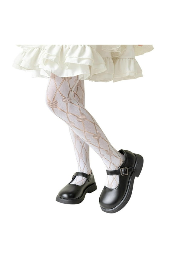 0-13 Years Toddler Girls Summer Lace Pantyhose Cotton Fishnet Tights Hollow Out Leggings Breathable Mesh Stocking Pants