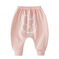 thumbnail image 1 of Odeerbi 0-2 Years Infant Boys Girls Cotton Bloomers Diaper Cover Pants Cute Drop Crotch Pants Casual Elastic Waistband Comfortable Pants, 1 of 4