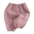thumbnail image 1 of Odeerbi 0-2 Years Infant Boys Girls Cotton Sweatpants Workout Athletic Sports Jogger Pants Solid Color Lightweight Casual Loose Joggers, 1 of 4