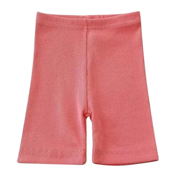 Odeerbi 0-2 Years Infant Boys Girls Ice Silk Bike Shorts Sports Yoga Bermuda Shorts Candy Colored Five Quarter Pants