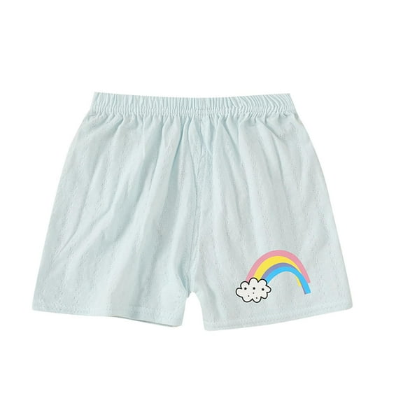 Odeerbi 0-3 Years Infant Boys Girls Cotton Bermuda Shorts Summer Solid Color Breathable Shorts