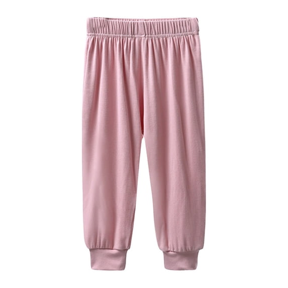 Odeerbi 1-10 Years Toddler Boys Girls Modal Sweatpants Summer Workout Athletic Sports Jogger Pants Elastic Waist Breathable Joggers