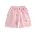 thumbnail image 1 of Odeerbi 1-6 Years Toddler Boys Girls Summer Cotton Shorts Athletic Sports Shorts Cute Casual Breathable Shorts, 1 of 5