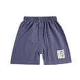 thumbnail image 1 of Odeerbi 1-6 Years Toddler Boys Girls Summer Cotton Shorts Athletic Sports Shorts Cute Casual Breathable Shorts, 1 of 5