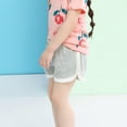 thumbnail image 1 of Odeerbi 1-6 Years Toddler Girls Cotton Dophin Shorts Athletic Sports Yoga Shorts Cute Casual Breathable Shorts, 1 of 4