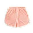 thumbnail image 1 of Odeerbi 1-7 Years Toddler Boys Girls Cotton Athletic Dophin Shorts Sports Yoga Shorts Solid Color Casual Sports Shorts, 1 of 4