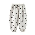 thumbnail image 1 of Odeerbi 1-7 Years Toddler Boys Girls Cotton Bloomers Summer Cute Print Jogger Pants Heart Print Breathable Loose Casual Lantern Pants Haren Pants, 1 of 3