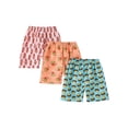 thumbnail image 1 of Odeerbi 1-8 Years Toddler Boys 3 PCS Summer Shorts Hawaiian Tropical Print Quick Dry Swim Trunks Beach Board Shorts Loose Breathable Sports Shorts, 1 of 9