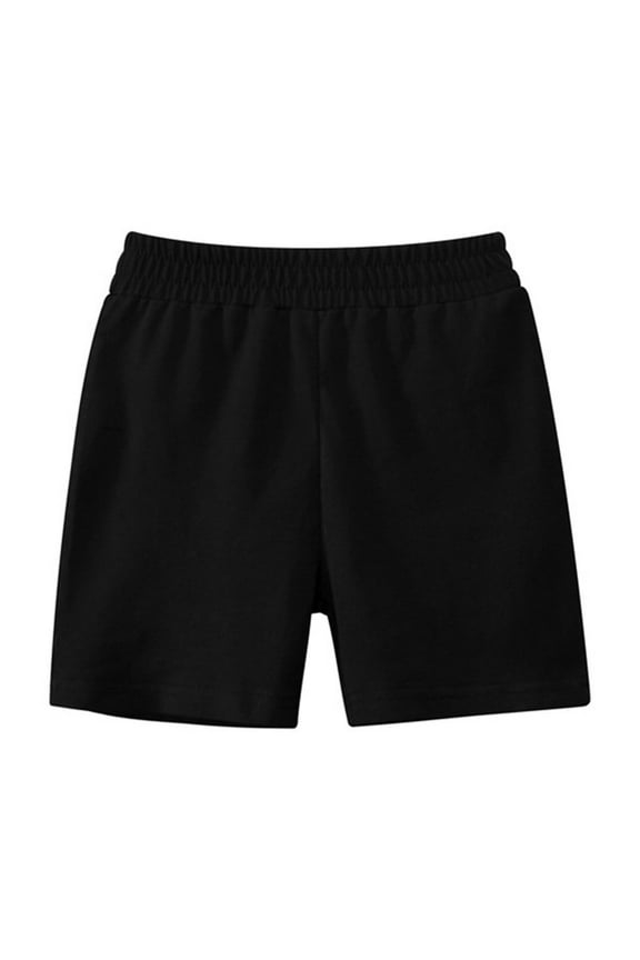 1-9 Years Toddler Boys Girls Summer Cotton Bermuda Shorts Solid Color Cute Casual Breathable Bottom Shorts