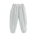 thumbnail image 1 of Odeerbi 2-10 Years Kids Boys Girls Cotton Bloomers Summer Striped Jogger Pants Solid Color Breathable Lantern Pants Haren Pants, 1 of 5