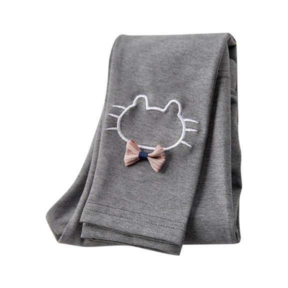 Odeerbi 2-11 Years Kids Girls Cotton Leggings Stretchy Tights Compression Pants Printed Sports Casual Pantyhose