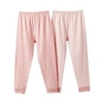 thumbnail image 1 of Odeerbi 2-12 Years Toddler Boys Girls 2 PCS Cotton Pajama Pants Thermal Bottoms Long Johns Sleepwear Bottoms Winter Warm Leggings, 1 of 4