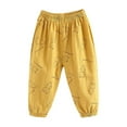 thumbnail image 1 of Odeerbi 2-7 Years Toddler Boys Girls Cotton Sweatpants Cute Print Workout Athletic Sports Jogger Pants Summer Breathable Loose Casual Joggers, 1 of 6