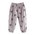 thumbnail image 1 of Odeerbi 2-7 Years Toddler Boys Girls Cotton Sweatpants Cute Print Workout Athletic Sports Jogger Pants Summer Breathable Loose Casual Joggers, 1 of 3