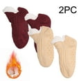 thumbnail image 1 of Odeerbi 2 PCS Fuzzy Socks for Toddler Boys Girls Non-Slip Slipper Socks Thermal Fluffy Socks Cozy Plush Socks Kids Winter Warm Thickening Snow Socks, 1 of 9