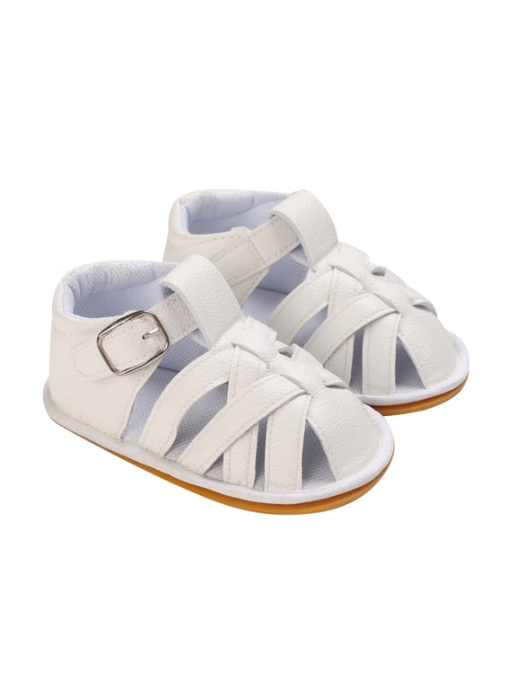 Babies First Walkers Toddler Baby Girls And Boys Cute Sandals Printed Soft Sole Cutout Sandals