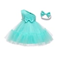 thumbnail image 1 of Odeerbi 2024 Girls Baby Long Skirt Solid Princess Bowknot Performance Dress Skirt Dress, 1 of 8