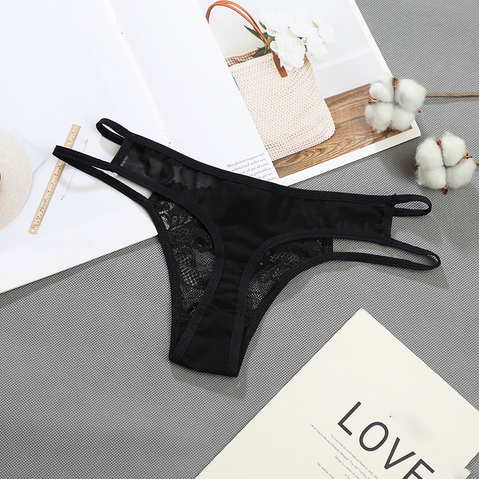 DAGİ Black Lacy Panty, Regular Fit, Underwear for Women 2024, Buy DAGİ  Online