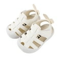 thumbnail image 1 of Odeerbi 2025 Babies First Walkers Toddler Little Baby Kids Boys Girls Cartoons Anti-kick Non-slip Shoes Sandals, 1 of 2