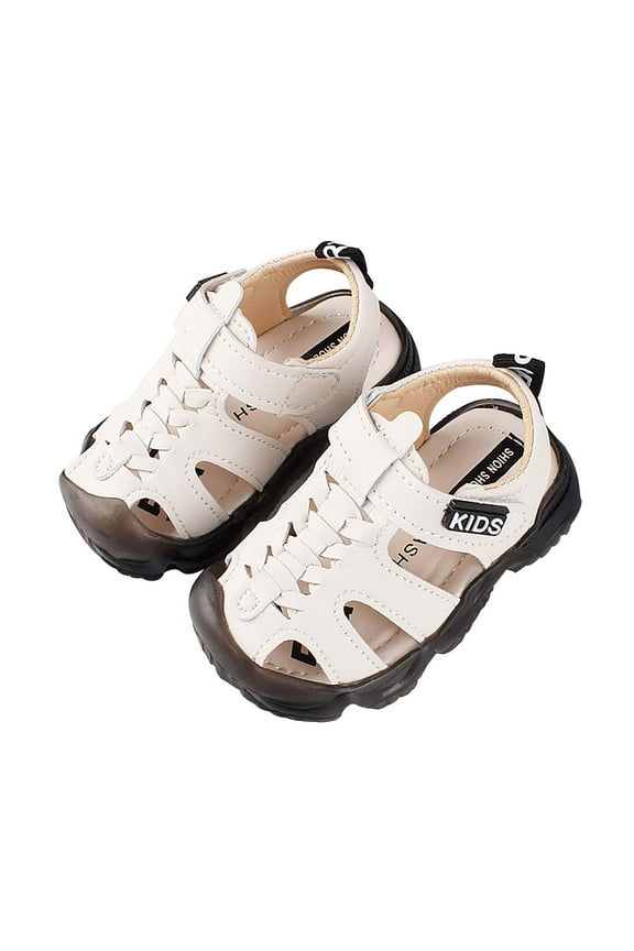 2025 Babies First Walkers Toddler Shoes Boys Soft-soled Sandals Children's Anti-kick Toddler Sandals