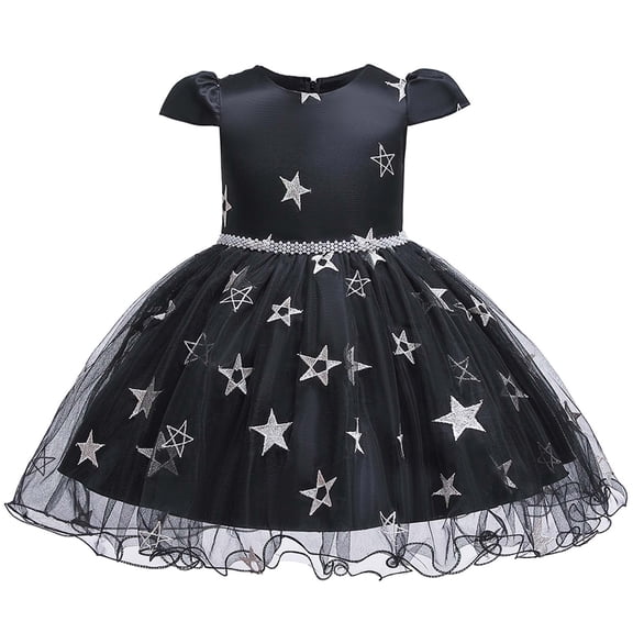 Odeerbi 2025 Children Baby Girls Middle-aged Children's Gauze Skirt Halloween Masquerade Dress