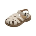 thumbnail image 1 of Odeerbi 2025 Girls Sandals Baby Girls Boys Children's Beach Shoes Soft Sole Toe Crash Sandals Roman Sandals, 1 of 5