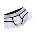 thumbnail image 1 of Odeerbi 2025 Stretch Briefs Seamless Briefs Men's Solid Color Boxer Large Size Mid Waist Boxer Briefs Beige, 1 of 3