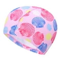 thumbnail image 1 of Odeerbi 3-10 Years Kids Boys Girls Beach Swim Cap Hawaiian Floral Swimming Hat Children's Quick Drying Swimming Cap Comfortable Cloth Cap Summer Swimming Elastic Cap, 1 of 2