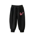 thumbnail image 1 of Odeerbi 3-10 Years Toddler Boys Girls Cotton Sweatpants Love Print Workout Athletic Sports Jogger Pants Casual Joggers, 1 of 4